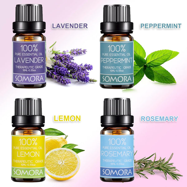 SOMORA Aromatherapy Essential Oil Diffuser Bracelet Set, Birthday Gifts for Women, Unique Gift Ideas for Mom, Best Friend, Sister, Wife,