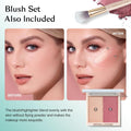 Color Nymph All In One Makeup Kit, Makeup Gift Set for Beginners Teenager Girls with Eyeshadow Palette Blush Lipstick Lip Pencil Eye Pencil Brush