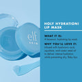 E.L.F. SKIN Holy Hydration! Lip Mask, Hydrating Lip Mask for a Softer & Smoother Pout, Infused with Hyaluronic Acid, Non-Sticky, Vegan &