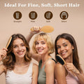 BLACK EGG Boar Bristle Hair Brush for Women Men Kid, Soft Natural Bristles Brush for Thin and Fine Hair, Restore Shine and Texture, Set Includes