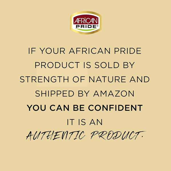 African Pride Moisture Miracle Coconut Oil & Baobab Oil Leave-In Hair Cream - Provides Intense Moisture & Helps Repair Natural Coils & Curls,