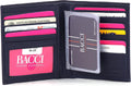 Li RFID Blocking Wallet for Men - Genuine Leather Wallet with 13 cards, 2 inner, 2 plastic inserts slots, 1 ID Window, 2 Small Coin & 2 cash