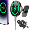Coolpow for Magsafe Car Mount Chargerã100% Stableã 15W Magsafe Car Charger, Car Phone Holder Charger Mag Safe Car Accessories for Women Men