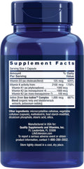 Life Extension Vitamins D and K with SeaIodine Bone Brain Thyroid Arterial Support Non GMO Once Daily Gluten Free, 60 Count 60 Count (Pack of 1)