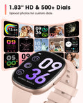 Smart Watches for Women Men with Call: Fitness Trackers with 24-Hour Heart Rate Spo2 Sleep Monitor 5ATM Waterproof 120+ Sport Mode Watches for