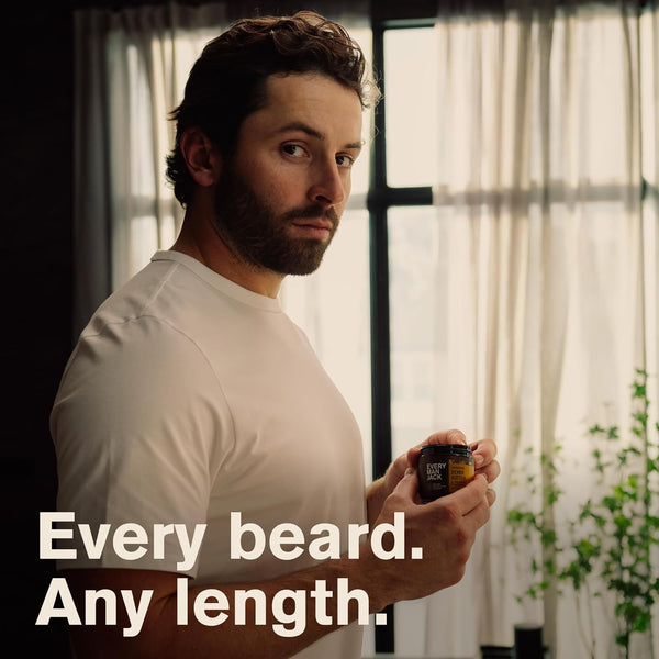 Every Man Jack Beard Butter- Subtle Sandalwood Fragrance - Hydrates and Styles Dry, Unruly Beards While Relieving Itch - Naturally Derived with