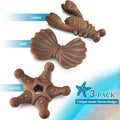 Dog Toys for Aggressive Chewers, Indestructible Toys for Large Dogs, Dog Chew Toys for Large Medium Small Breed, 3 Pack Super Chewer Toys with