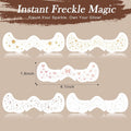 Face Glitter Freckles Makeup Patches - 10 Count, Cute Sparkling Fake Freckles Stickers for Women Festivals, Concerts, Parties, and Cosplay