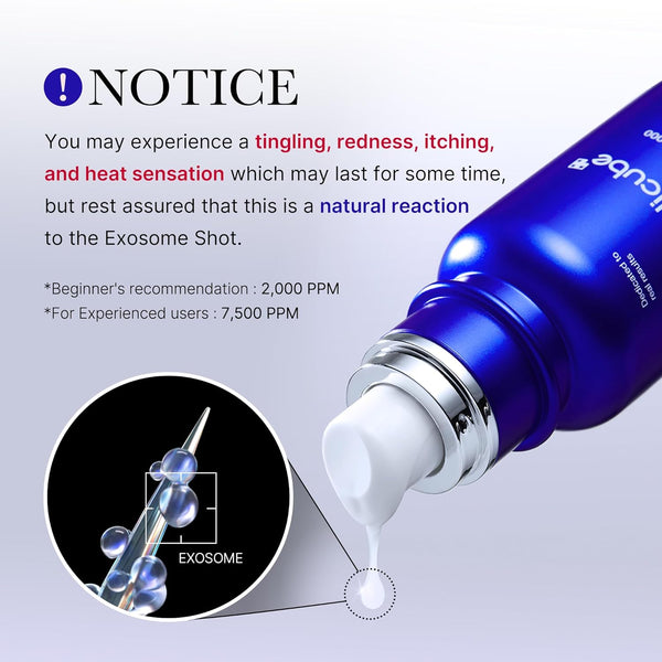 Medicube Zero Exosome Shot 7,500 PPM Spicule Facial Serum | Liquid Skin Booster Serum | Exosome, AHA+BHA+PHA | Pore Care, Dead Skin Cells, Skin