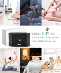 Flame Air Diffuser Humidifier,Upgraded Scent Diffuser for Essential Oils,Ultrasonic Aromatherapy,Fire Mist Humidi with 2 Brightness,Auto-Off