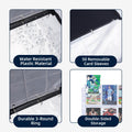 900 Pockets Football Card Binder, Trading Card Holder with Sleeves Card Collectors Album, Fit for Football Cards Baseball Cards Basketball Soccer