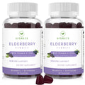 AFXMATE Sambucus Elderberry Gummies, Black Elderberry Gummy with Zinc and Vitamin C for Adults, Sugar Free Kids Multivitamin Gummies Immune