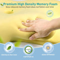 Cervical Neck Pillow for Pain Relief - Ergonomic Side Sleeper Pillow for Neck Support, Cooling Memory Foam Pillows for Sleeping, Contour Pillow