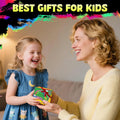 ZMLM Rainbow Scratch Paper Art Crafts Mini Notes Kids Gifts 4 5 6 7 8 9 10 Years Old Girls Boys Students Teens Classroom Prizes Supplies School