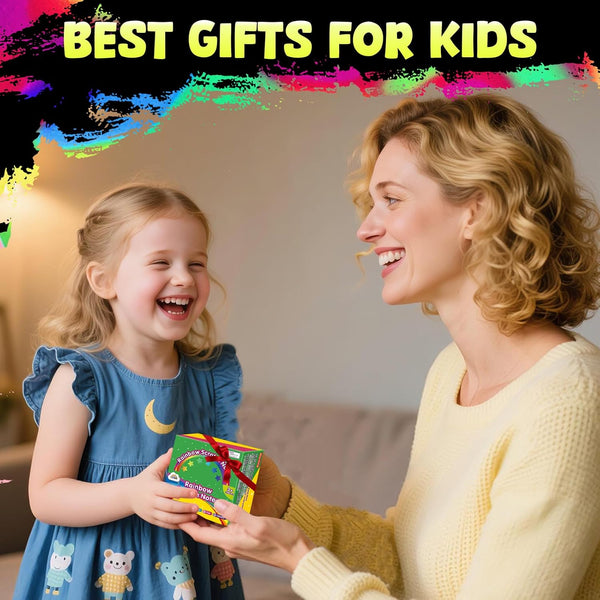 ZMLM Rainbow Scratch Paper Art Crafts Mini Notes Kids Gifts 4 5 6 7 8 9 10 Years Old Girls Boys Students Teens Classroom Prizes Supplies School