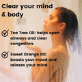 Pure Energizing Sport Shower Steamers - Natural Orange and Tea Tree Essential Oils, Made in USA, FatherâS Day Gifts, Energy Boost for Athletes,