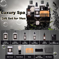 Valentines Day Gifts for Men Spa Gifts for Men, Charcoal Bath and Body Gift Set for Men, 10 Pcs Spa Kits Ideal Birthday, Christmas. Men'S