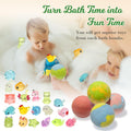 Bath Bombs for Kids with Toys Inside, 20 Pack Kids Bath Bombs with Glow in the Dark Surprise Toys Inside, Natural Organic Bubble Bath Fizzy Bath