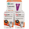 OhâCare Lite Blood Sugar Testing Monitor â Glucose Test Strips and Lancets for for Blood Testing â Accurate and Affordable Diabetic Supplies