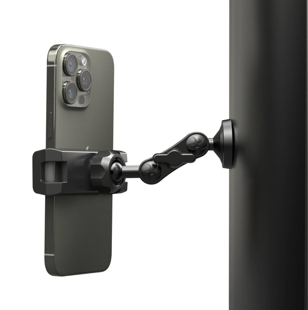 Gym Magnetic Phone Holder Mount,360 Adjustable, Magnet Base Phone Mount, Attracts to Ferrous Metal Surface,Magnet Phone Mount for Gym Workout