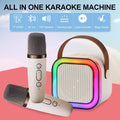 Karaoke Machine for Kids, Kids Karaoke Machine Gifts for Girls and Boys Family Party, Kids Karaoke Machine for Girls with 2 Wireless Microphones,