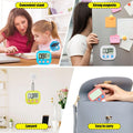 4-Piece Multi-Function Electronic Timer, Learning Management, Suitable for Kitchen, Study, Work, Exercise Training, Outdoor Activities(Not