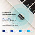 Tp-Link USB Bluetooth Adapter for PC, Bluetooth 4.0 Dongle Receiver, Plug & Play, Nano Size, EDR & A2DP Technology, Supports Windows