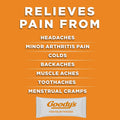 Goody'S Pain Relief Powders, Extra Strength Headache Powder Cool Orange, 24 Ct (Pack of 1)