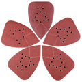Lotfancy Sanding Pads for Black and Decker Mouse Sanders, 50PCS 60 80 120 150 220 Grit Sandpaper Assortment - 12 Hole Hook and Loop Palm Detail