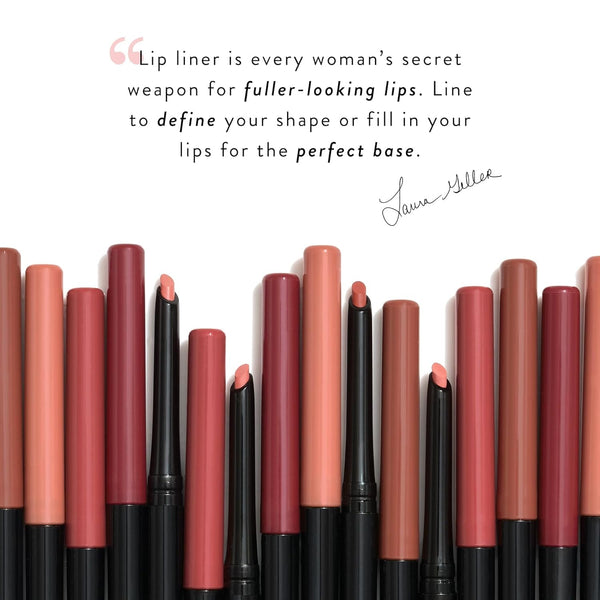 LAURA GELLER NEW YORK Modern Classic Lip Liner, Luxurious Creamy Long Lasting Lip Liner, Prevents Feathering and Fading, Radiant Rose Radiant