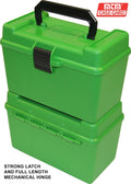 MTM H50-R-MAG Deluxe 50-Round Rifle Ammo Box 300 Win Mag 30-30 375 H&H 7Mm Rem Mag