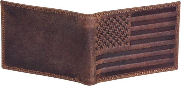 ASAD Genuine Leather Wallet for Men | Slim, Stylish, Genuine Leather Double Stitched RFID Blocking Bifold Stylish | Bifold Wallet with 8 Card Slot