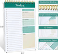 To Do List Notepad - to Do List Notebook for Work with 52 Sheets, Undated Daily Planner Perfect for Enhanced Productivity and Goal Achievement - Green