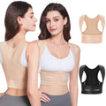 Fit Geno Posture Corrector for Women Invisilite: Invisible Lightweight Back Brace for Neck Shoulder & Upper Back Pain Relief - Improve Posture