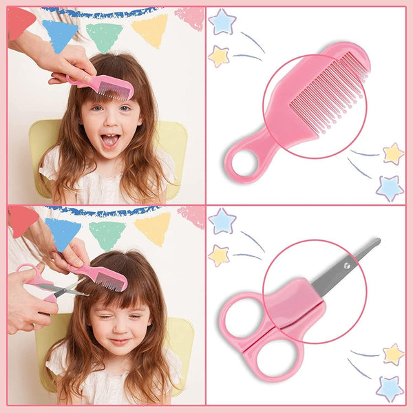 Baby Healthcare and Grooming Kit for Boys Girls Safety Newborn Nursery Essentials Health Care Set Gift for First-Time Parents Nasal Aspirator