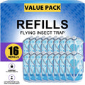 BAIMNOCM 16 Pack Refills Cartridge Compatible with Zevo Flying Insect Trap M364 M364A and Max, White