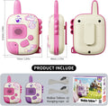 Walkie Talkies Toys for Girls:Unicorn Toys 2 Pack Birthday Gifts for 3 4 5-7 8 Year Old Girls Toy for 4 5 6 7 8-10 Year Old Camping Outdoor