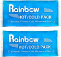 Soft Ice Packs Reusable Gel Pack 2, Hot and Cold Gel Ice Packs for Injuries, Headaches, Joint Pain Relief, Comfort Ice Pack Flexible Therapy on