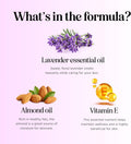 Lavender Massage Oil for Couples Relaxation - Non Greasy Non Staining Irresistibly Silky Full Body Massage Oil for Massage Therapy with Lavender