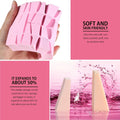 Teenitor 48 Pieces Makeup Sponges For Foundation, Latex Free Small Wedge Shaped Sponge Applicator For Liquid Cream Foundation Festival Makeup