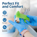 Disposable Nitrile Exam Gloves, Blue, Gloves Disposable Latex Free for Medical, Cleaning & Food Prep, 100-Ct