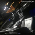 Alla Lighting T10 Wedge 194 168 2825 W5W LED Bulbs, 6000K White License, Reverse, Trunk, Marker, Parking, Door, Map, Dome Lights Lamps, 360Â° Light