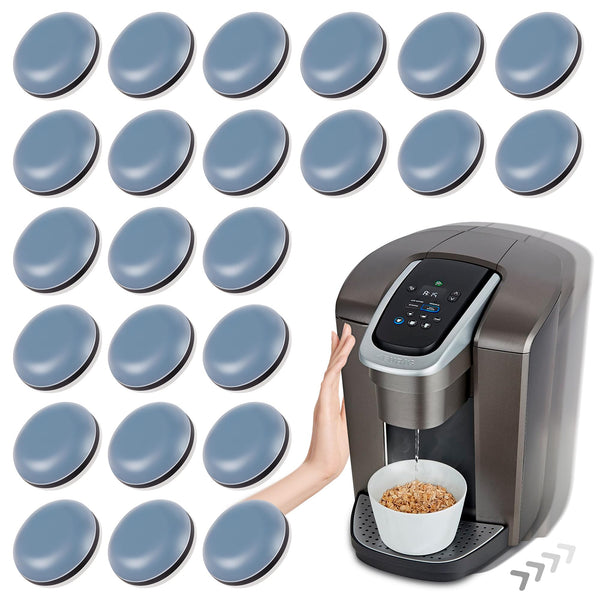 Appliance Sliders for Kitchen 24 PCS Self-Adhesive Small Kitchen Finds Appliance Slider Hacks Easy to Moviing & Space Saving Must Have Home