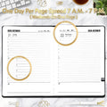KESOTE Large Daily Planner 2025-2026 Full Page per Day, Hourly Schedule 8.5" X 11" Academic Diary Day Planner 12 Month (July 2025 - June 2026),