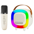 Mini Karaoke Machine Speaker for Kids Adults, Portable Bluetooth with 2 Wireless Microphones, Children'S Day Birthday Gift Ideas for Toys for