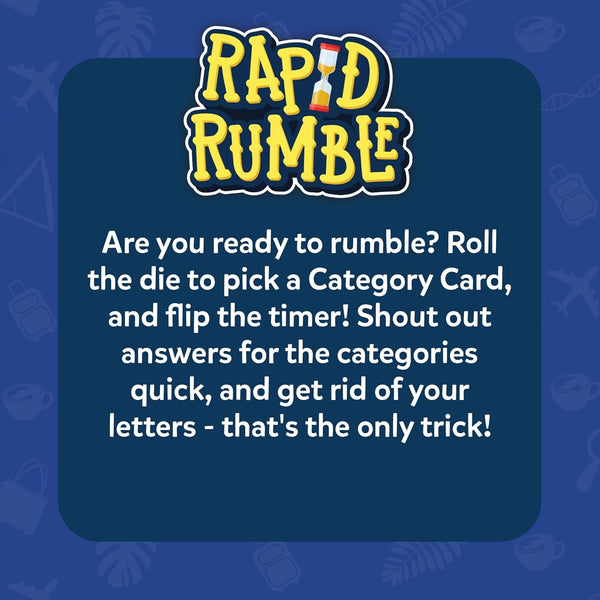 Skillmatics Rapid Rumble - Fast-Paced Board Game for Kids, Teens & Adults, Fun for Family Game Night & Educational Toy, Quick-Thinking Card Game,