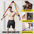 23 Pack Resistance Bands Set Workout Bands, 5 Stackable Exercise Bands 5 Loop Resistance Bands 2 Core Sliders, Door Anchor Handles Ankle Straps