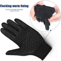 Winter Gloves Touch Screen Warm Gloves Cold Weather Windproof Cycling Driving Riding Bike Telefingers Thermal Gloves Non-Slip Silicone Gel