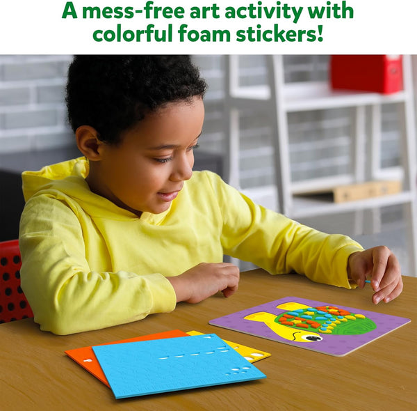 Skillmatics Foam Sticker Art Activity - Animals, Mess-Free Fun for Kids, 800+ 3D Foam Stickers, DIY Felt Craft Kits, Gifts for Boys & Girls Ages