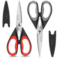 Ibayam Kitchen Scissors All Purpose Heavy Duty, Kitchen Utensils Set, Stainless Steel Cooking Utensils Gadgets, Meat Poultry Food Shears